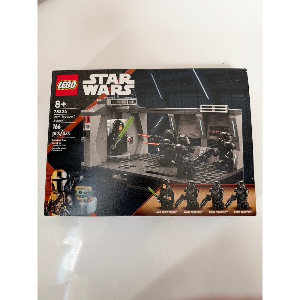 LEGO Star Wars Dark Trooper Attack 75324 The Mandalorian Luke Skywalker Set